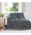 vidaXL Throw Blankets 6 pcs Dark Grey 220 x 240 cm Fleece