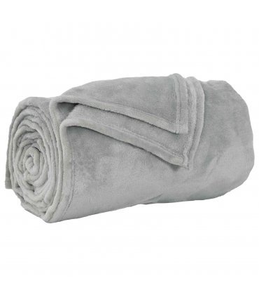 vidaXL Throw Blankets 6 pcs Grey 150 x 200 cm Fleece