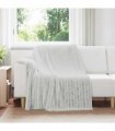 vidaXL Throw Blanket Grey 200 x 150 cm Fleece — Size: 150 x 200 cm