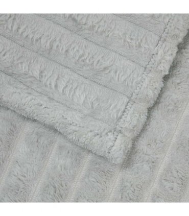 vidaXL Throw Blanket Grey 240 x 220 cm Fleece — Size: 220 x 240 cm — V0672002010