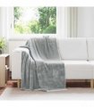 vidaXL Throw Blanket Grey 130 x 150 cm Fleece — V0672002039