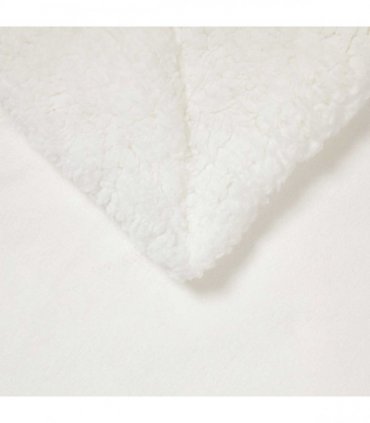 vidaXL Throw Blanket White 130 x 150 cm Fleece — V0672002059