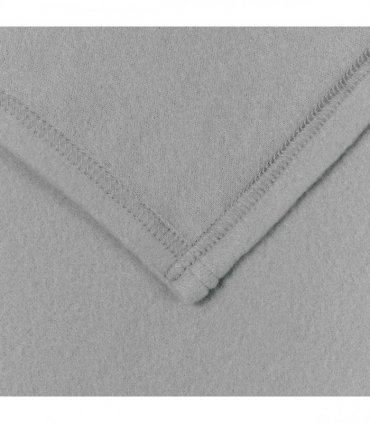 vidaXL Throw Blanket Grey 170 x 130 cm Fleece — Size: 130 x 170 cm