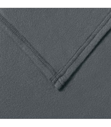 vidaXL Throw Blanket Dark Grey 170 x 130 cm Fleece — Size: 130 x 170 cm