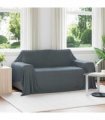 vidaXL Throw Blankets 6 pcs Dark Grey 280 x 210 cm Fleece — Size: 210 x 280 cm