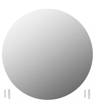 vidaXL Wall Mirrors 2 pcs 50 cm Round Glass — Size: Φ 50 cm