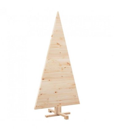 vidaXL Christmas Trees with Stand Natural 150 cm Solid pine wood — Colour: Natural (unfinished)