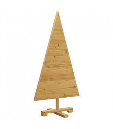 vidaXL Christmas Trees with Stand Brown 90 cm Solid pine wood — Colour: Brown finish