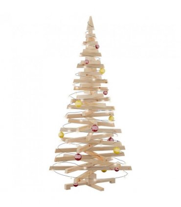 vidaXL Christmas Trees with Stand Natural 180 cm Solid pine wood — Colour: Natural (unfinished)