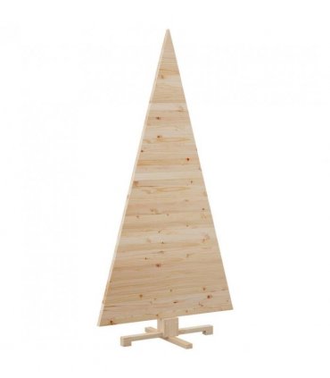 vidaXL Christmas Trees with Stand Natural 180 cm Solid pine wood — Colour: Natural (unfinished)