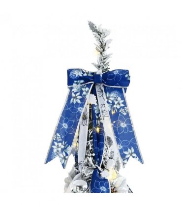 vidaXL Artificial Christmas Tree with 100 LEDs White 150 cm PVC — Size: 155 cm
