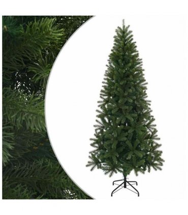 vidaXL Artificial Christmas Tree Green 180 cm PVC, PE and steel