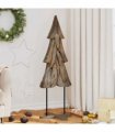 vidaXL Christmas Tree with Stand Brown 121 cm Solid teak wood