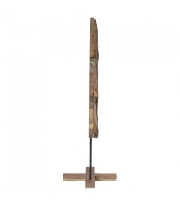 vidaXL Christmas Tree with Stand Brown 121 cm Solid teak wood