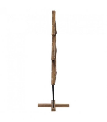 vidaXL Christmas Tree with Stand Brown 90 cm Solid teak wood — V0672002593