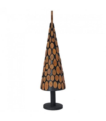 vidaXL Christmas Tree with Stand Brown 120 cm Solid teak wood — V0672002605