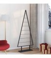 vidaXL Metal Christmas Tree with Stand Black 180 cm Steel
