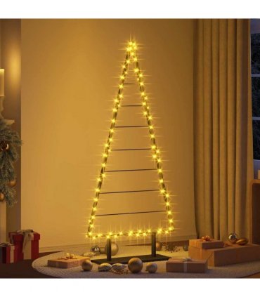 vidaXL Metal Christmas Tree with Stand Black 180 cm Steel