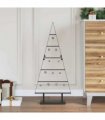 vidaXL Metal Christmas Tree with Stand Black 90 cm Steel