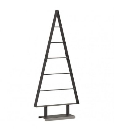 vidaXL Metal Christmas Tree with Stand Black 90 cm Steel