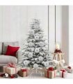 vidaXL Christmas Bauble Set XL 9 pcs Silver Plastic — Size: Ø 15 cm