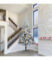 vidaXL Christmas Bauble Set XXL 4 pcs Gold Plastic — Size: Ø 20 cm