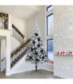 vidaXL Christmas Bauble Set XXL 4 pcs Black Plastic — Size: Ø 20 cm