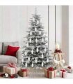 vidaXL Christmas Pine Cone Ball 40 pcs Silver Plastic