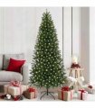 vidaXL Artificial Christmas Tree with 300 LEDs Green 180 cm PE and PVC — Model: with LEDs