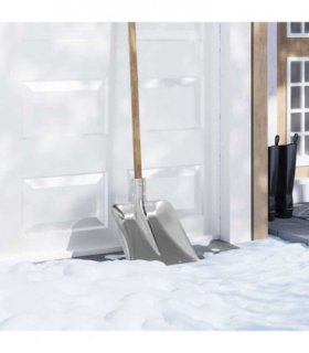vidaXL Shovel Head Silver 45 x 38 cm Aluminum