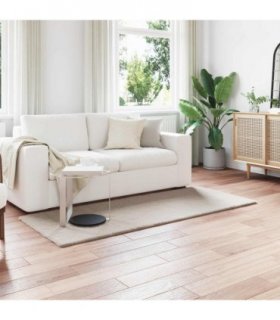 vidaXL Anti-Slip Faux Rabbit Fur Rug OLITE Beige 100 x 200 cm