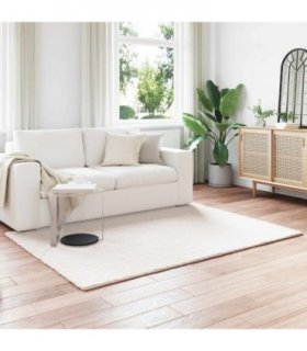 vidaXL Anti-Slip Faux Rabbit Fur Rug OLITE Cream 120 x 170 cm