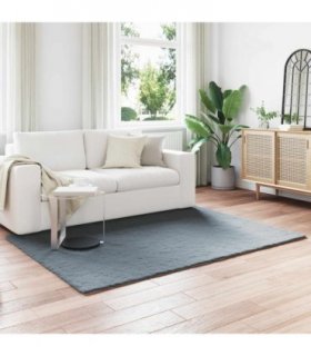 vidaXL Anti-Slip Faux Rabbit Fur Rug OLITE Anthracite 120 x 170 cm