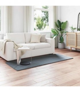 vidaXL Anti-Slip Faux Rabbit Fur Rug OLITE Anthracite 100 x 200 cm