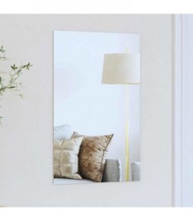 vidaXL Wall Mirror Rectangular 60 x 40 cm Tempered Glass