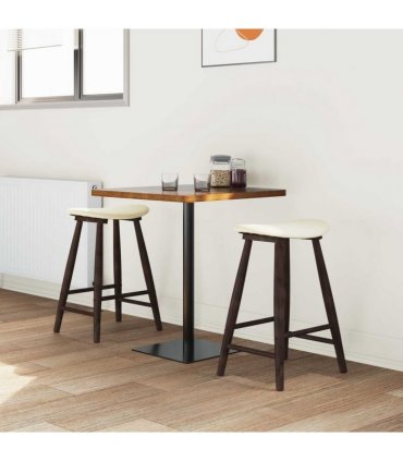 vidaXL Dining Chairs 2 pcs Light Brown 46 x 37 x 63 cm — Colour: Light brown and light