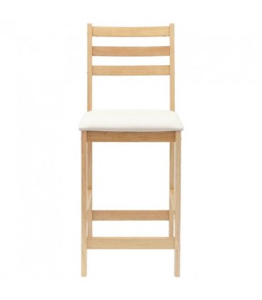 vidaXL Dining Chairs 2 pcs Natural 40 x 47.5 x 99.5 cm — Colour: Natural and light
