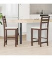 vidaXL Dining Chairs 2 pcs Light Brown 40 x 47.5 x 99.5 cm — Colour: Light brown and light