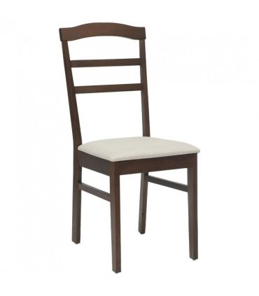 vidaXL Dining Chair 2 pcs Light Brown and Light Solid Rubber Wood