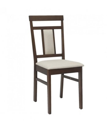 vidaXL Dining Chair 2 pcs Light Brown and Light Solid Rubber Wood — V0672004471