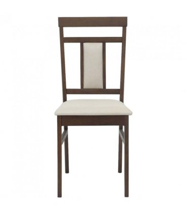 vidaXL Dining Chair 2 pcs Light Brown and Light Solid Rubber Wood — V0672004471