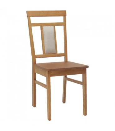 vidaXL Dining Chair 2 pcs Natural Solid Rubber Wood — V0672004479