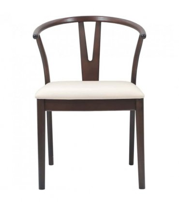 vidaXL Dining Chair 2 pcs Light Brown and Light Solid Rubber Wood — V0672004511