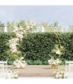 vidaXL Wedding Arch Gold 220 x 45 x 200 cm Steel — V0672004541