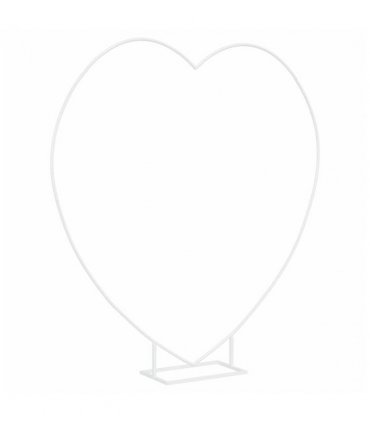vidaXL Wedding Arch White 195 x 35 x 211 cm Steel