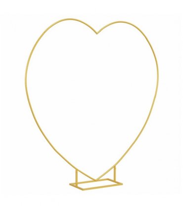 vidaXL Wedding Arch Gold 195 x 35 x 211 cm Steel