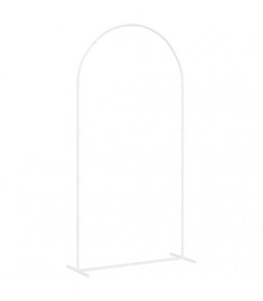 vidaXL Wedding Arch White 100 x 39 x 200 cm Steel