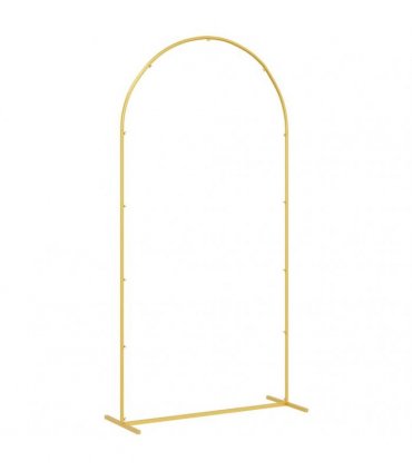 vidaXL Wedding Arch Gold 100 x 39 x 200 cm Steel