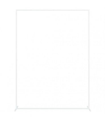 vidaXL Wedding Arch White 150 x 49.5 x 200 cm Steel