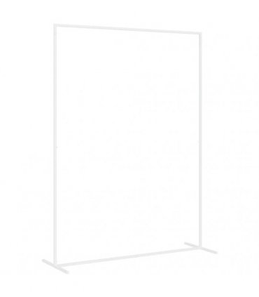 vidaXL Wedding Arch White 150 x 49.5 x 200 cm Steel